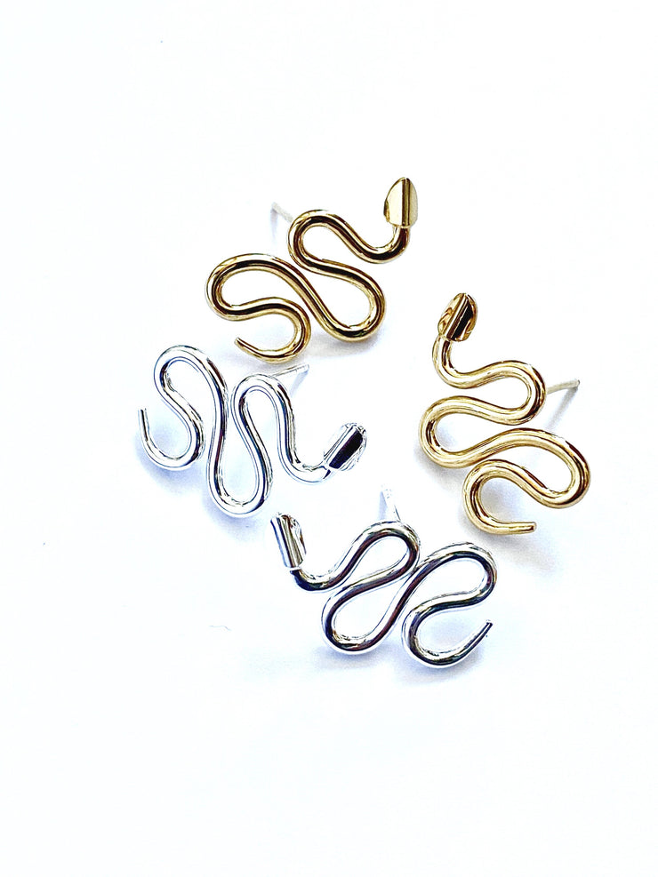 snake studs