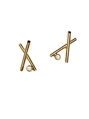 taliesin studs- gold